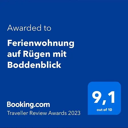 Ferienwohnung Auf Ruegen Mit Boddenblick Gross Zicker Exterior photo